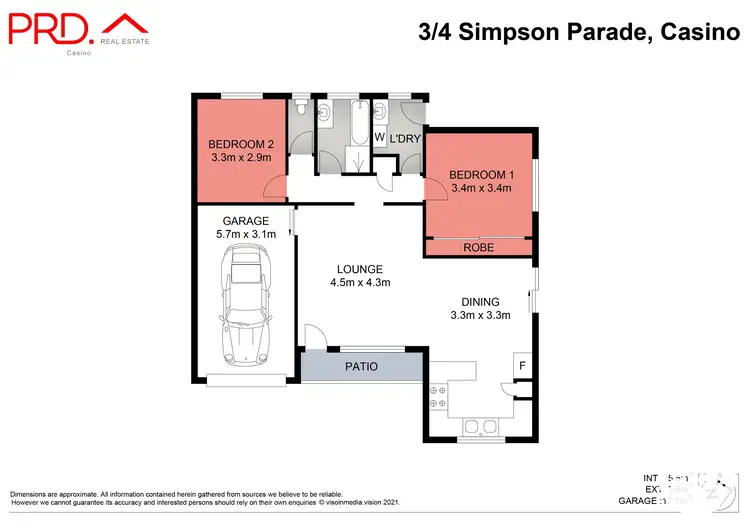Floorplan of Homely house listing, 3/4 Simpson Parade, Casino NSW 2470