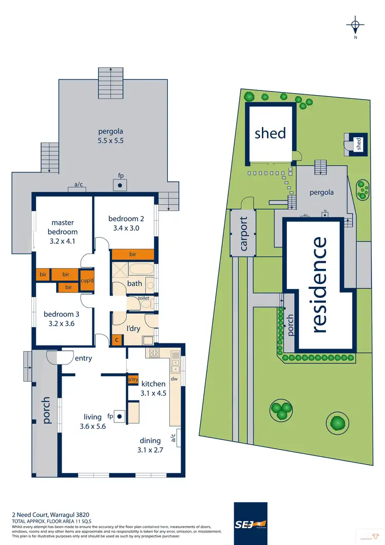 Floorplan of Homely house listing, 2 Need Court, Warragul VIC 3820