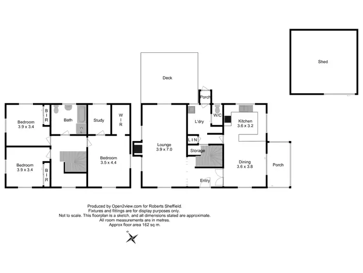 Floorplan of Homely house listing, 26 Hope Street, Sheffield TAS 7306