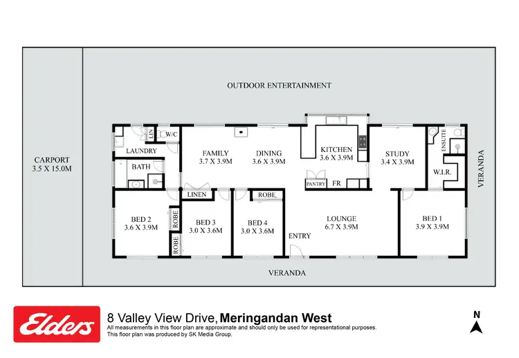 Floorplan of Homely house listing, 8 Valley View Drive, Meringandan West QLD 4352