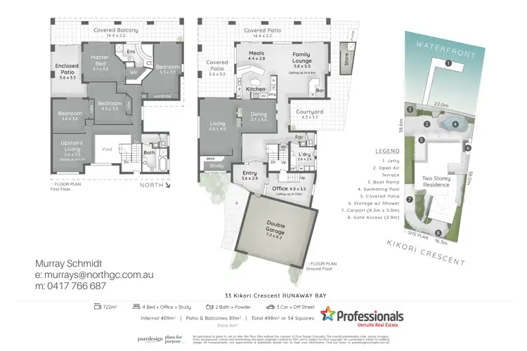 Floorplan of Homely house listing, 33 Kikori Crescent, Runaway Bay QLD 4216