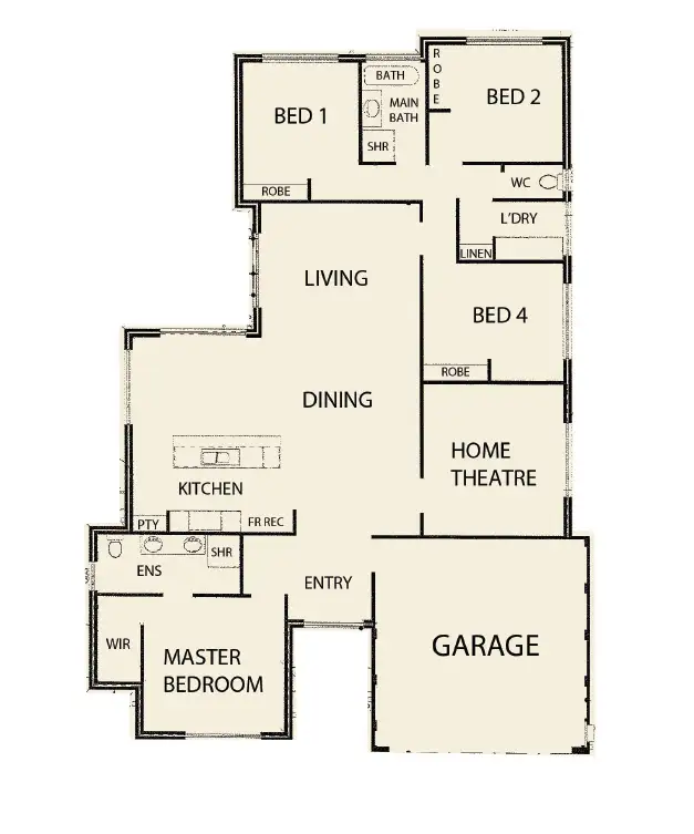 Floorplan of Homely house listing, 32 Beacham Street, Coodanup WA 6210