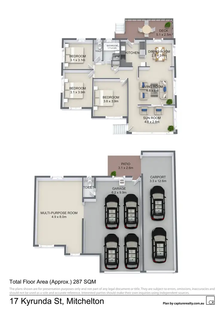 Floorplan of Homely house listing, 17 Kyrunda St, Mitchelton QLD 4053