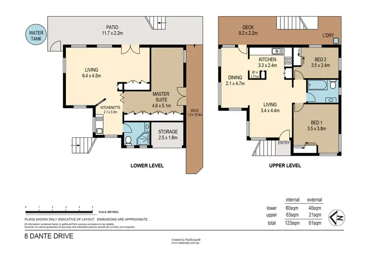 Floorplan of Homely house listing, 8 Dante Drive, Seven Hills QLD 4170