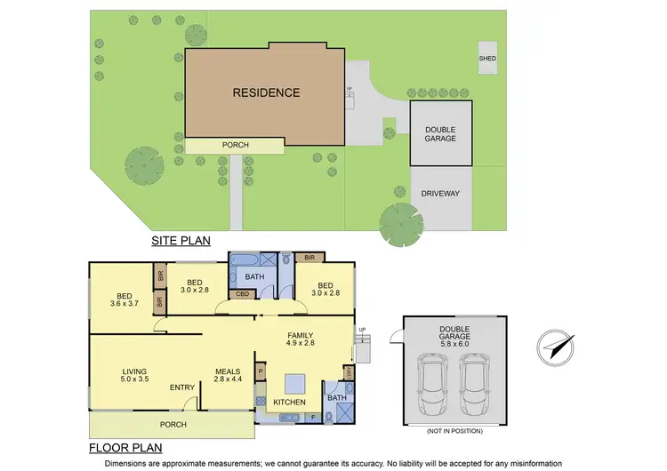 Floorplan of Homely house listing, 1 Axedale Crescent, Endeavour Hills VIC 3802