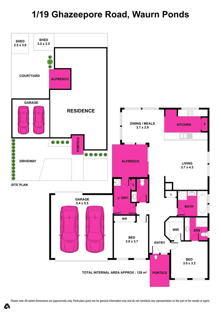 Floorplan of Homely house listing, 1/19 Ghazeepore Road, Waurn Ponds VIC 3216