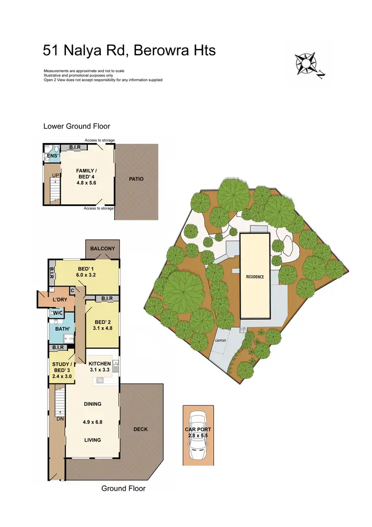 Floorplan of Homely house listing, 51 Nalya Road, Berowra Heights NSW 2082