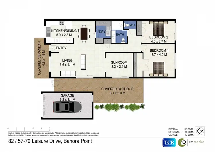 Floorplan of Homely villa listing, 32/57-79 Leisure Drive, Banora Point NSW 2486