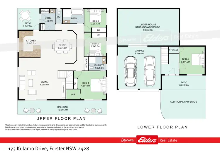 Floorplan of Homely house listing, 173 Kularoo Drive, Forster NSW 2428