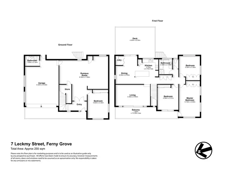 Floorplan of Homely house listing, 7 Leckmy Street, Ferny Grove QLD 4055