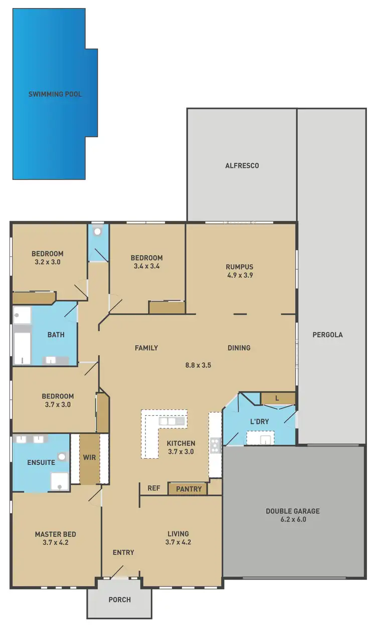 Floorplan of Homely house listing, 11 Argyle Way, Taylors Hill VIC 3037