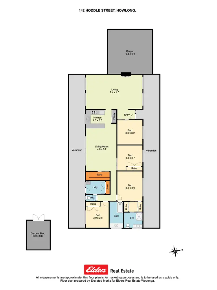 Floorplan of Homely house listing, 142 Hoddle Street, Howlong NSW 2643