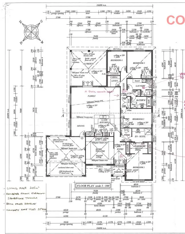 Floorplan of Homely house listing, 14 Berkeley View, Millbridge WA 6232