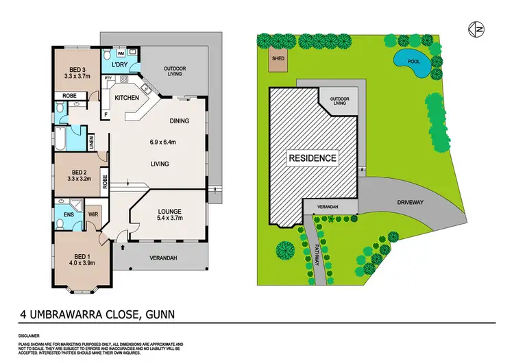 Floorplan of Homely house listing, 4 Umbrawarra Close, Gunn NT 832