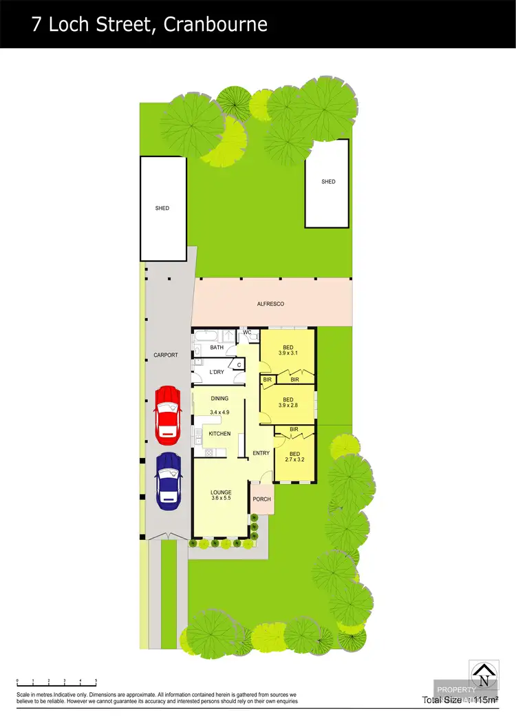 Floorplan of Homely house listing, 7 LOCH STREET, Cranbourne VIC 3977