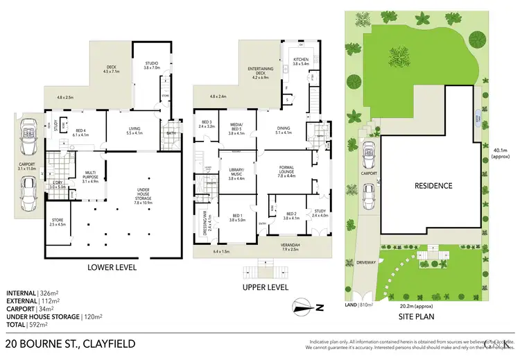 Floorplan of Homely house listing, 20 Bourne Street, Clayfield QLD 4011