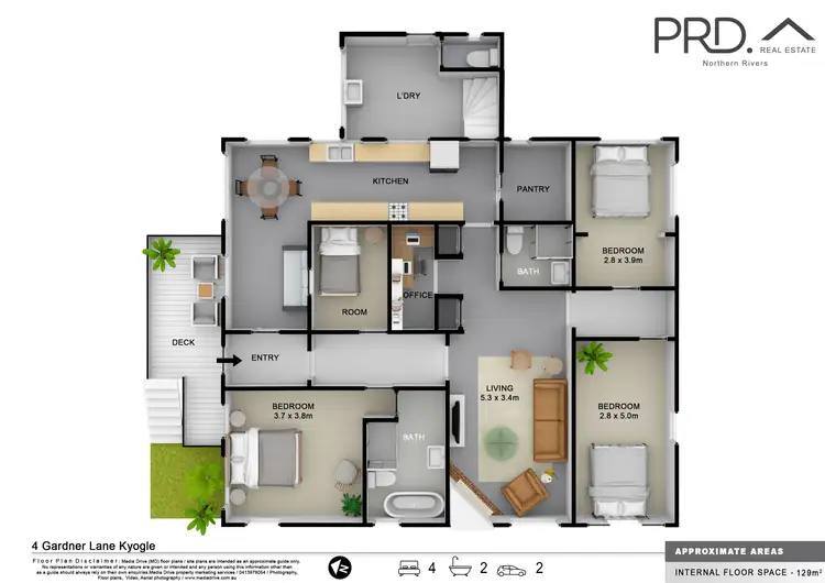 Floorplan of Homely house listing, 4 Gardner Lane, Kyogle NSW 2474