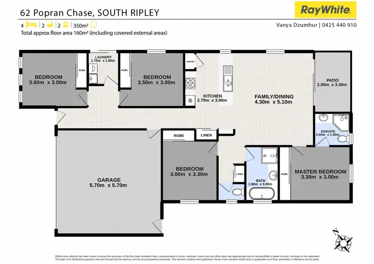 Floorplan of Homely house listing, 62 Popran Chase, South Ripley QLD 4306