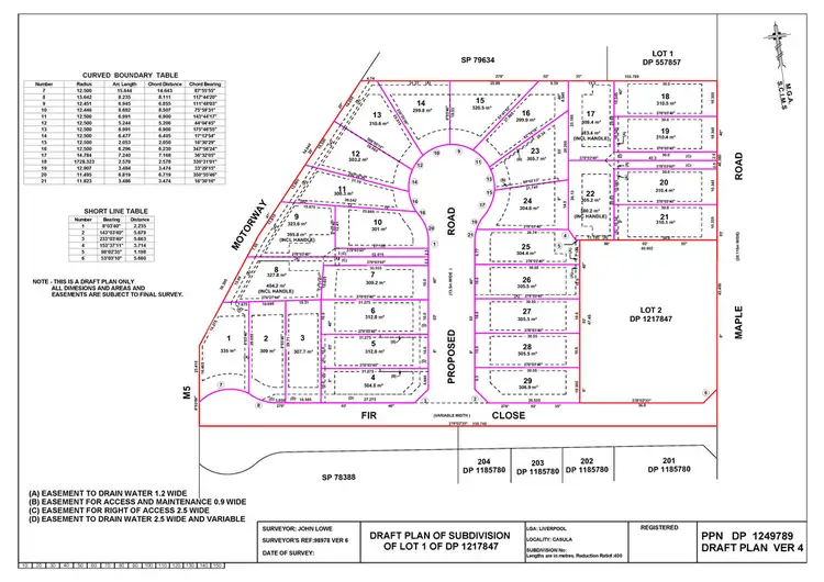 Floorplan of Homely land listing, Lot 29/ 44 Maple Road, Casula NSW 2170