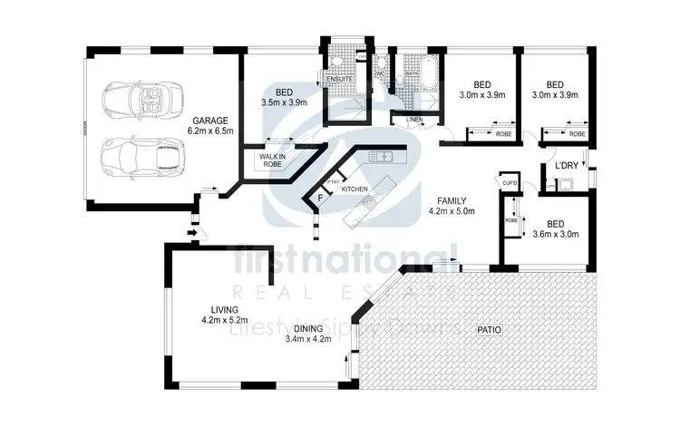 Floorplan of Homely house listing, 19 James Cook Drive, Sippy Downs QLD 4556