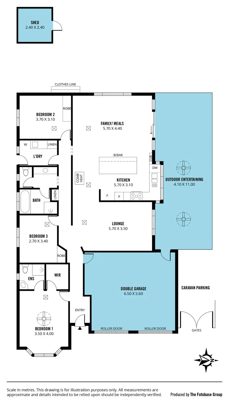 Floorplan of Homely house listing, 17 Sameden Drive, Noarlunga Downs SA 5168