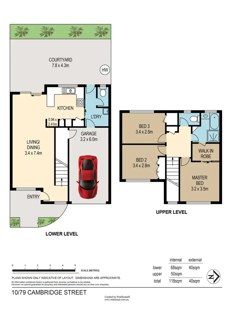Floorplan of Homely townhouse listing, 10/79 Cambridge Street, Carina Heights QLD 4152