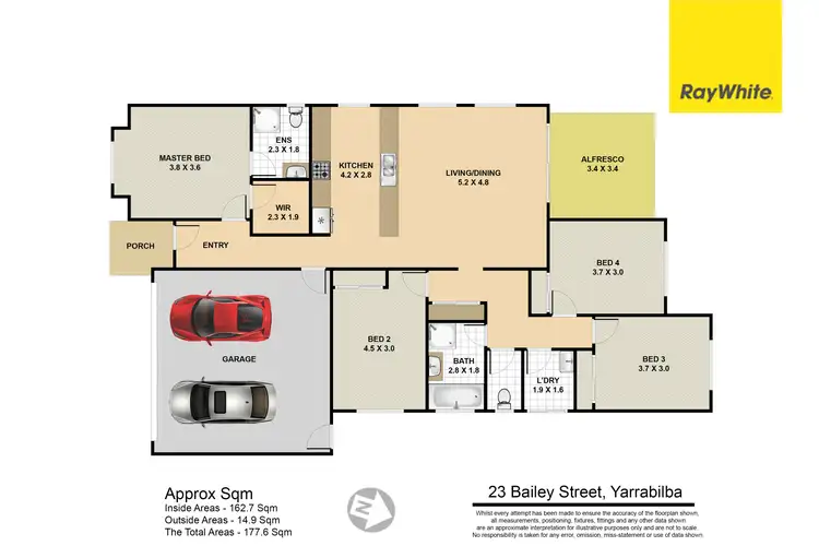 Floorplan of Homely house listing, 23 Bailey Street, Yarrabilba QLD 4207