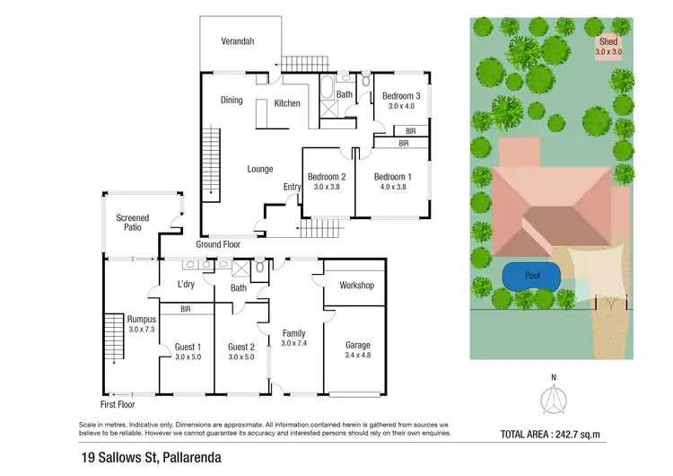 Floorplan of Homely house listing, 19 Sallows Street, Pallarenda QLD 4810