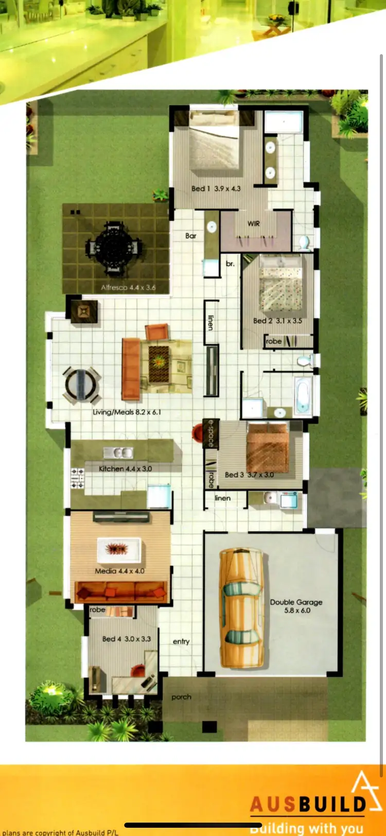 Floorplan of Homely house listing, 32 Homestead Circuit, Maudsland QLD 4210