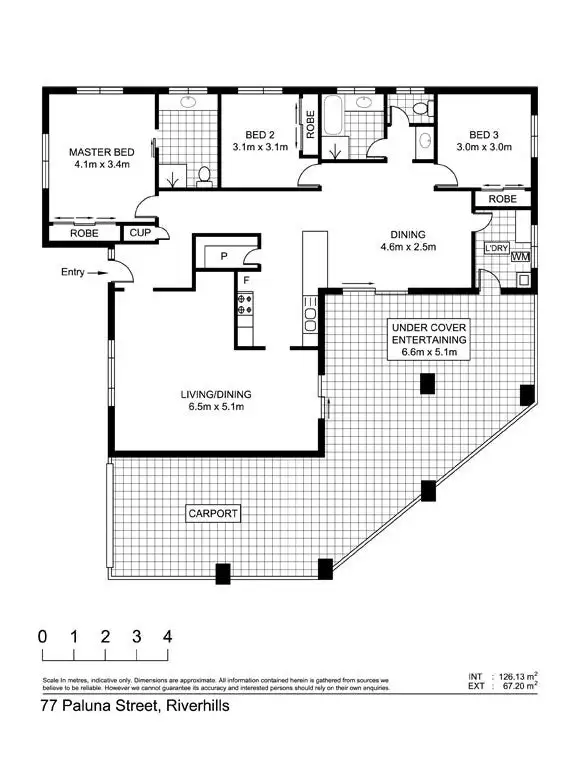 Floorplan of Homely house listing, 77 Paluna Street, Riverhills QLD 4074