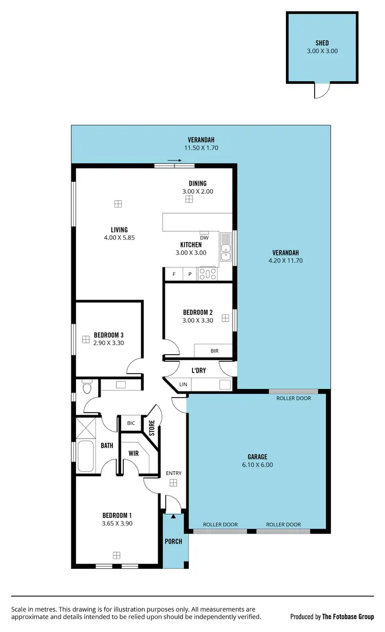 Floorplan of Homely house listing, 22 Redwood Close, Noarlunga Downs SA 5168