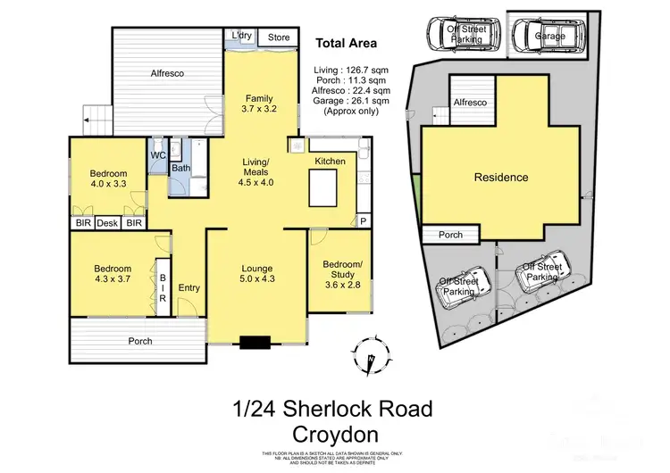 Floorplan of Homely unit listing, 1/24 Sherlock Road, Croydon VIC 3136