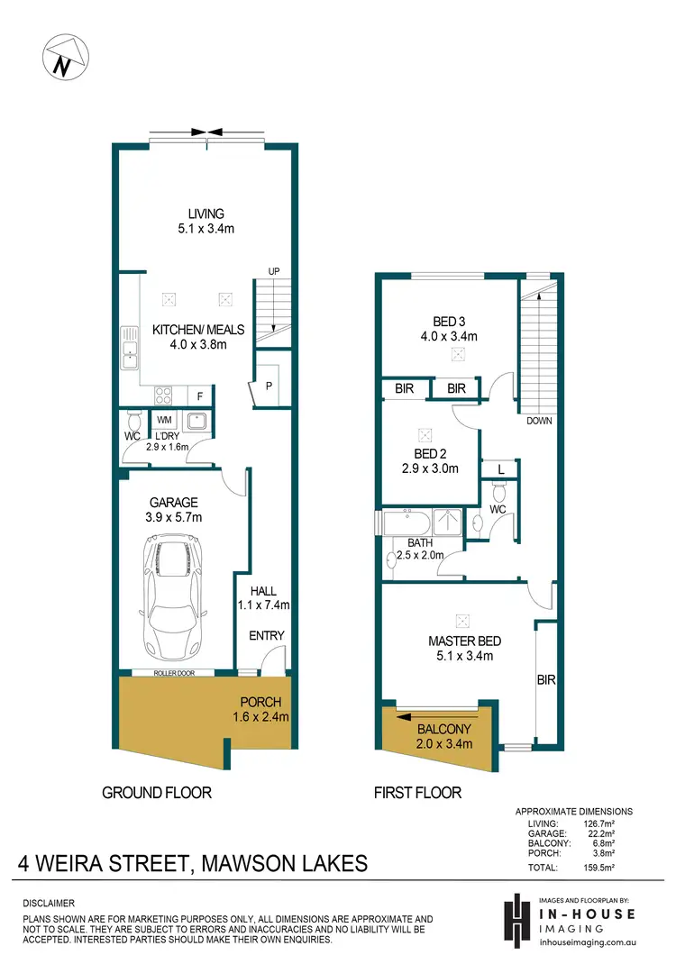 Floorplan of Homely house listing, 4 Weira Street, Mawson Lakes SA 5095