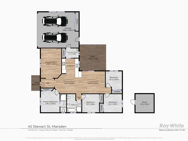 Floorplan of Homely house listing, 45 Stewart Street, Marsden QLD 4132