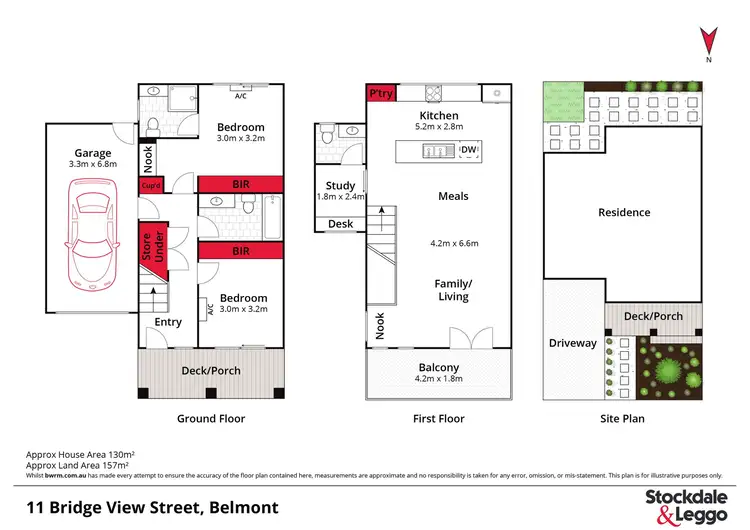 Floorplan of Homely townhouse listing, 11 Bridge View Street, Belmont VIC 3216
