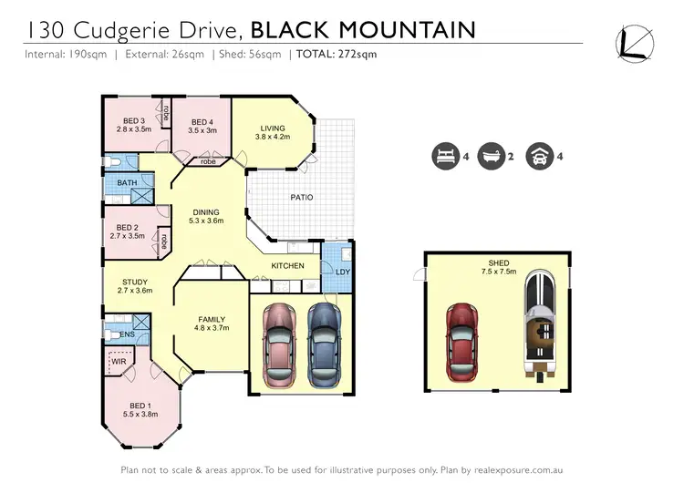 Floorplan of Homely house listing, 130 Cudgerie Drive, Black Mountain QLD 4563