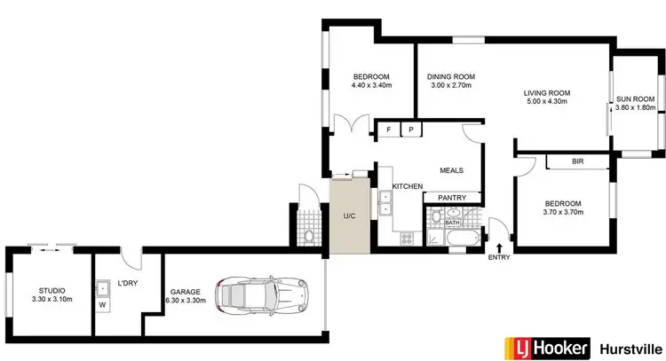 Floorplan of Homely house listing, 153 Carrington Avenue, Hurstville NSW 2220
