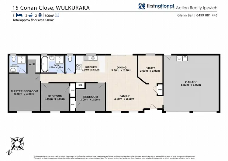 Floorplan of Homely house listing, 15 Conan Close, Wulkuraka QLD 4305