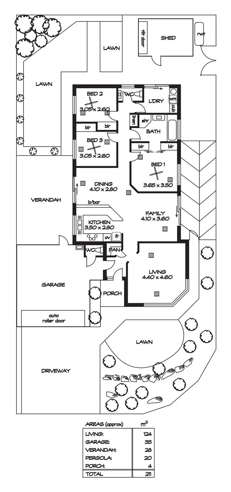 Floorplan of Homely house listing, 1 Cugera Avenue, Ingle Farm SA 5098