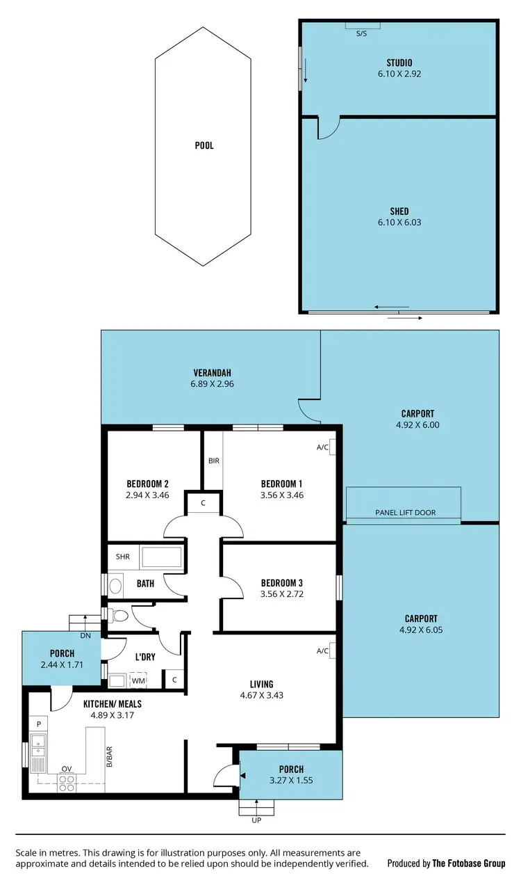 Floorplan of Homely house listing, 40 Morton Road, Christie Downs SA 5164