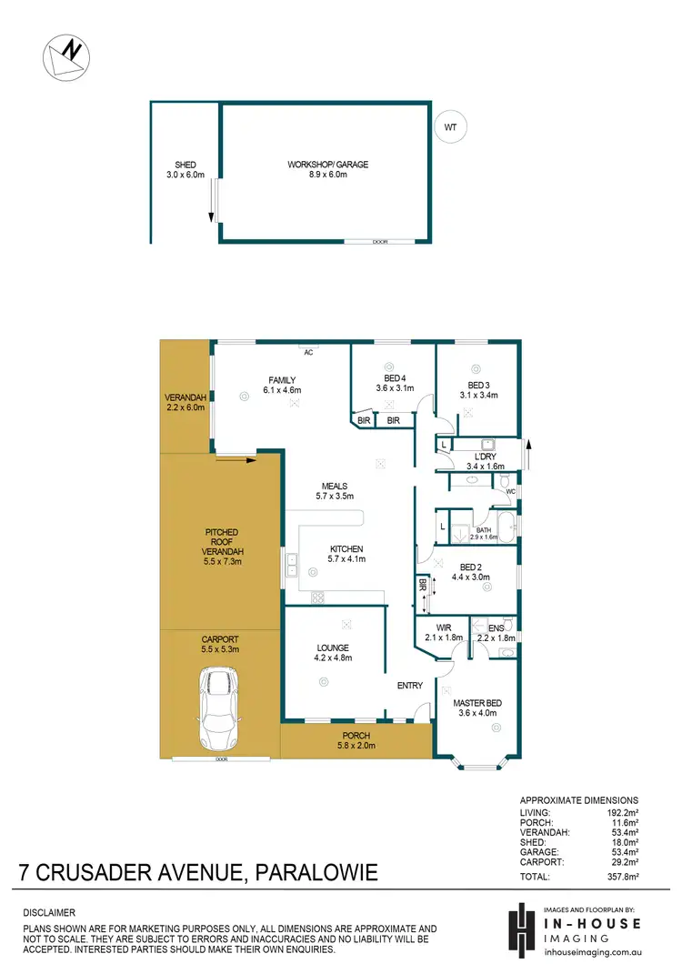 Floorplan of Homely house listing, 7 Crusader Avenue, Paralowie SA 5108