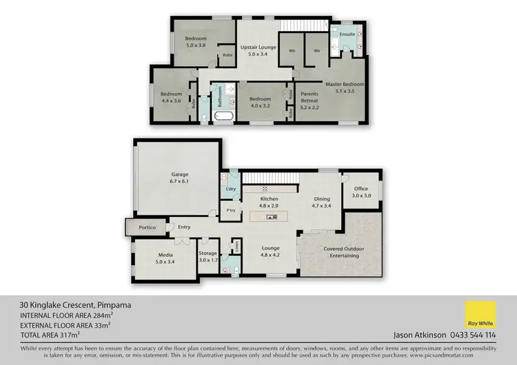 Floorplan of Homely house listing, 30 Kinglake Crescent, Pimpama QLD 4209