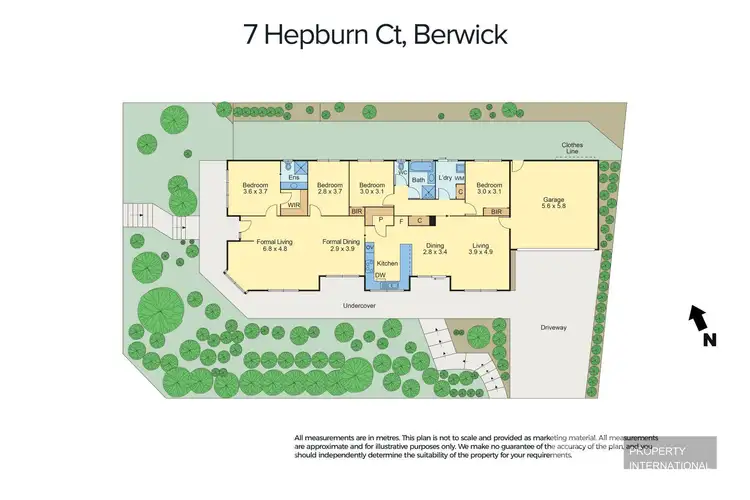 Floorplan of Homely house listing, 7 Hepburn Court, Berwick VIC 3806