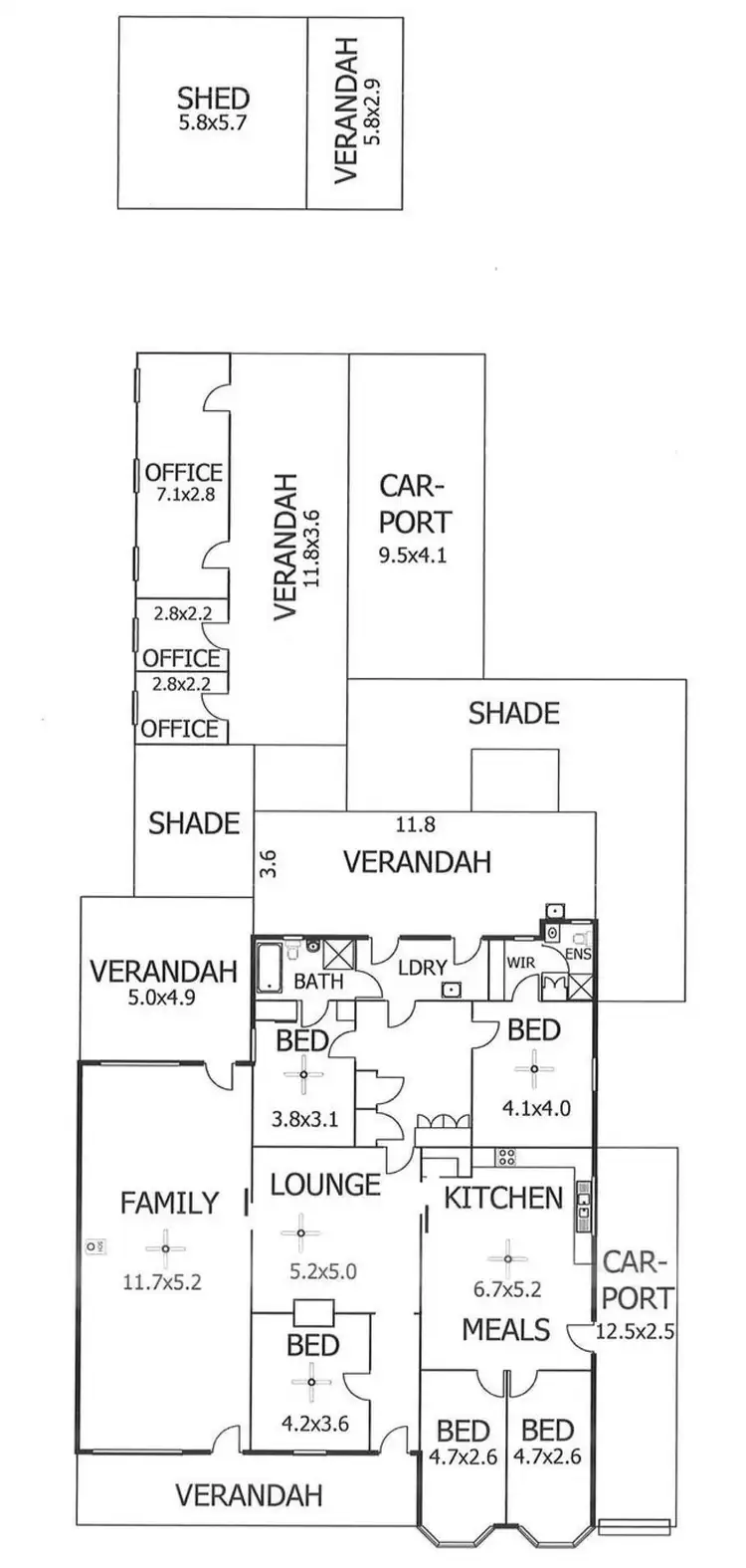 Floorplan of Homely house listing, 55 Railway Terrace, Tailem Bend SA 5260