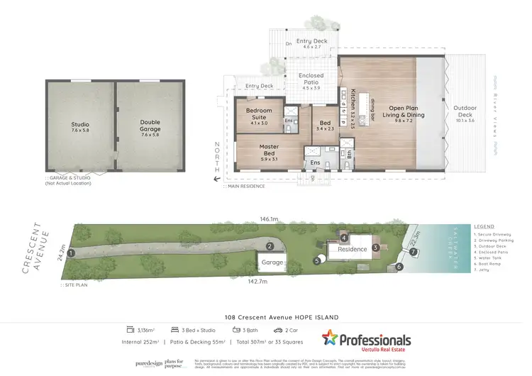 Floorplan of Homely house listing, 108 Crescent Avenue, Hope Island QLD 4212