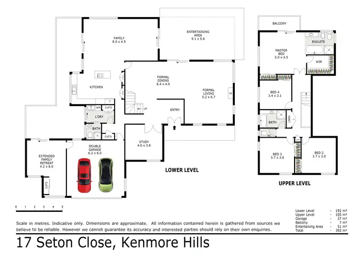 Floorplan of Homely house listing, 17 Seton Close, Kenmore Hills QLD 4069