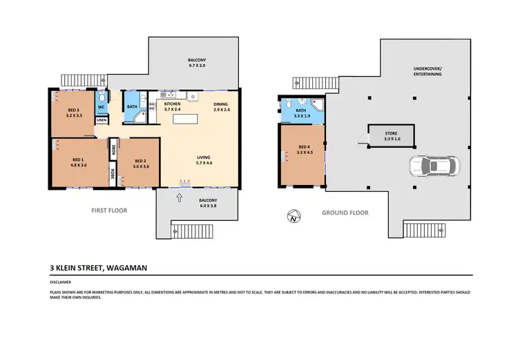 Floorplan of Homely house listing, 3 Klein Street, Wagaman NT 810