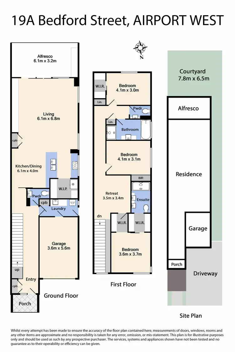 Floorplan of Homely house listing, 19a Bedford Street, Airport West VIC 3042