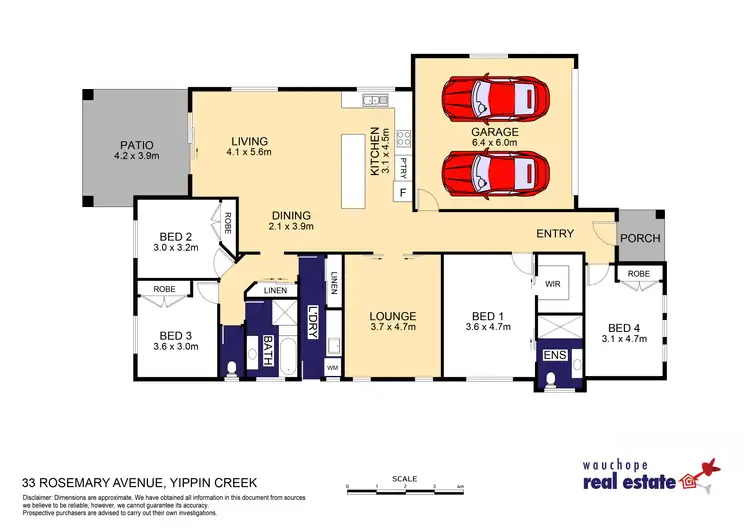 Floorplan of Homely house listing, 33 Rosemary Avenue, Wauchope NSW 2446