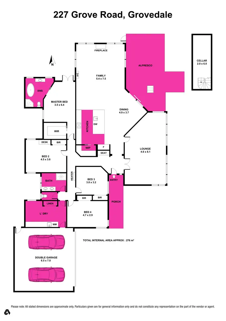 Floorplan of Homely house listing, 227 Grove Road, Grovedale VIC 3216